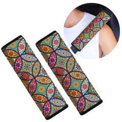 Mokiwala seat belt pad anti-slip back detail for secure fit