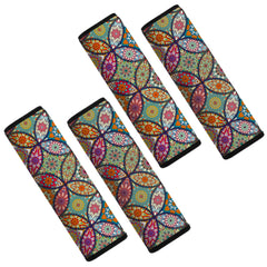 Mokiwala seat belt pad with soft neoprene for comfortable long drives.
