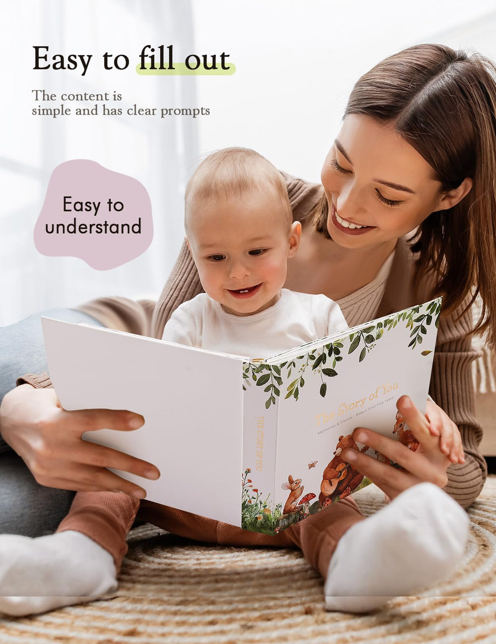 Molekaus baby book photo slots fitting 80+ photos