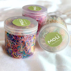MoLi Baby Collection storage box in black for organized hair accessories on the go