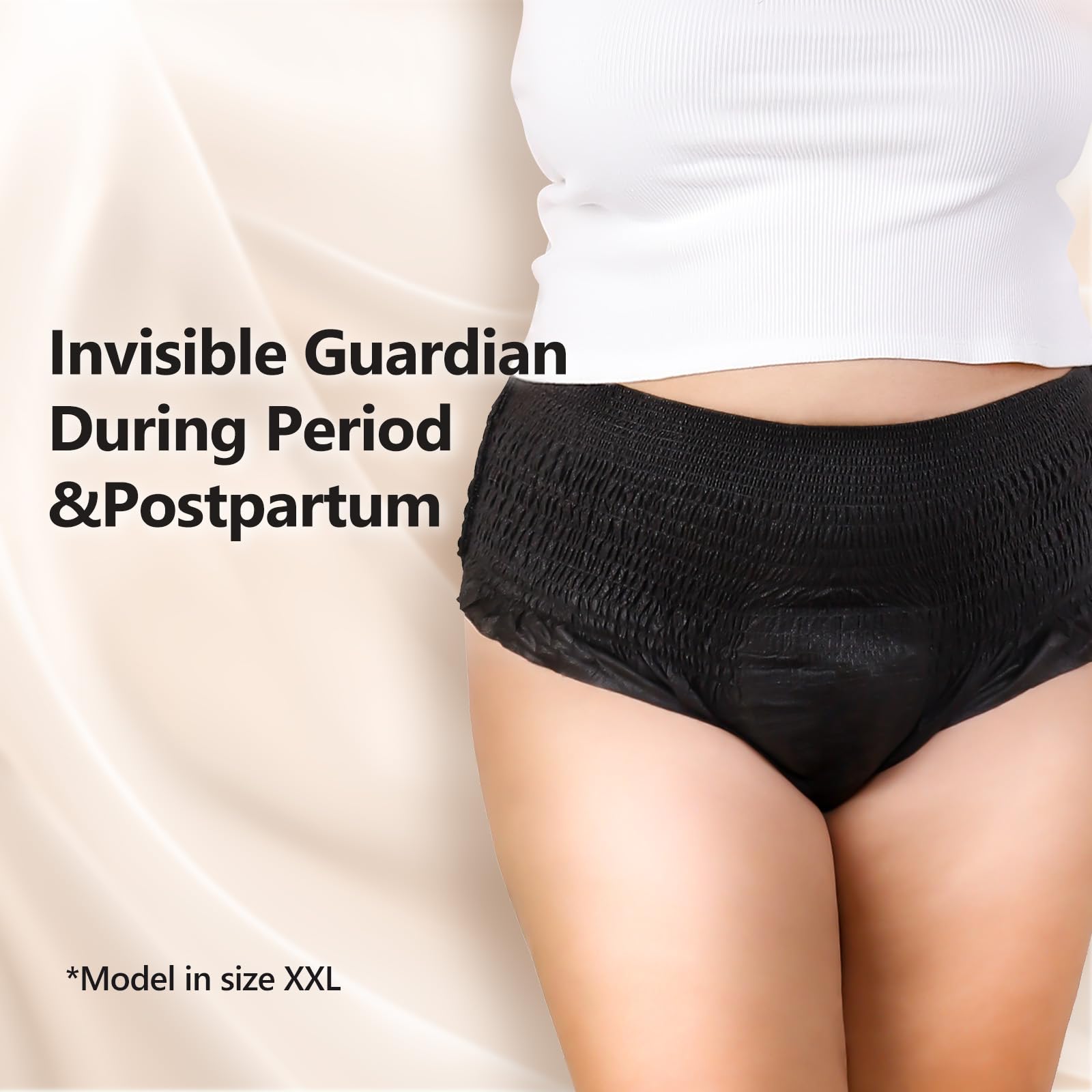 MOLLIS raised leakproof edges reduce side leaks during movement