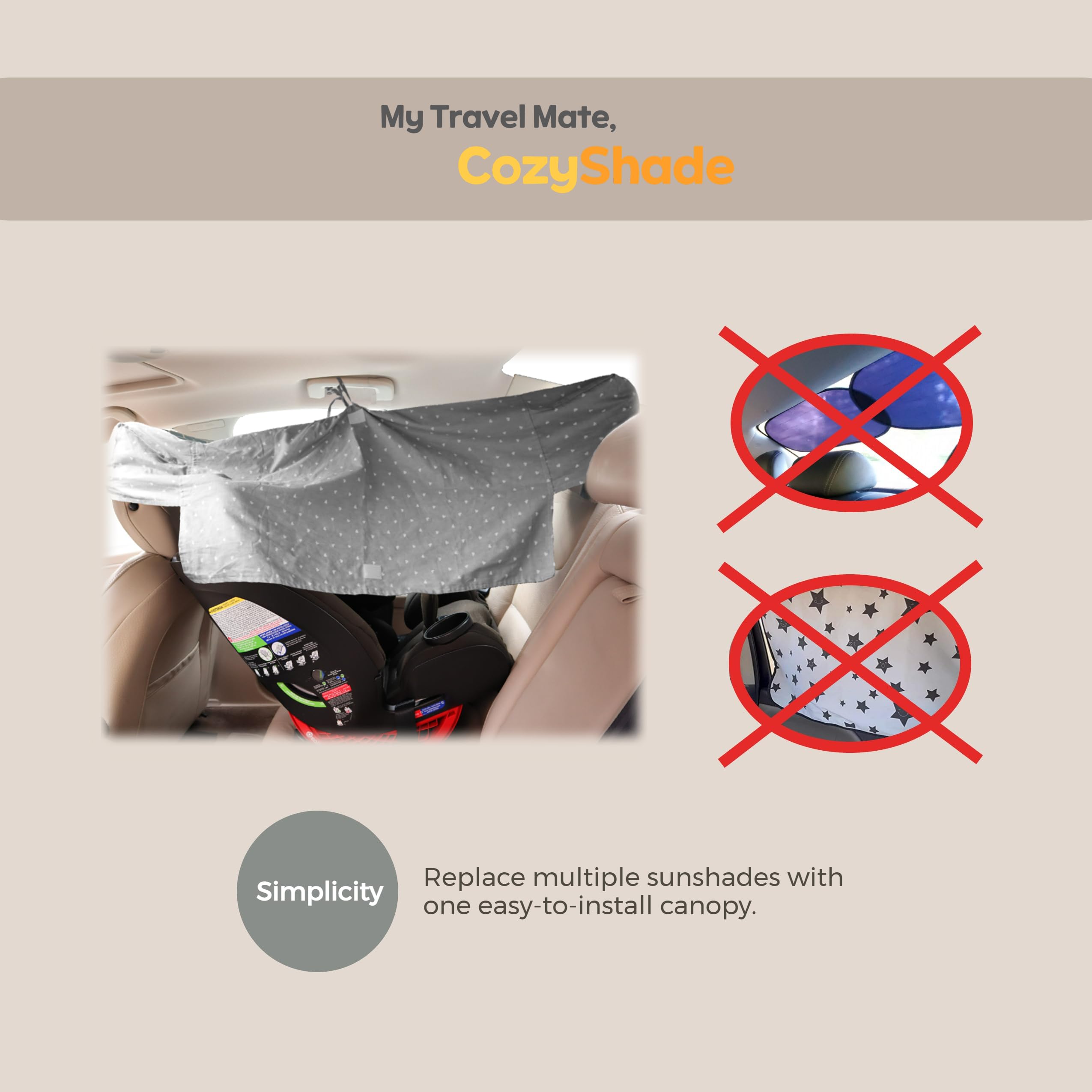 Soft cotton canopy by Mollycoddle offers breathable, comfortable coverage