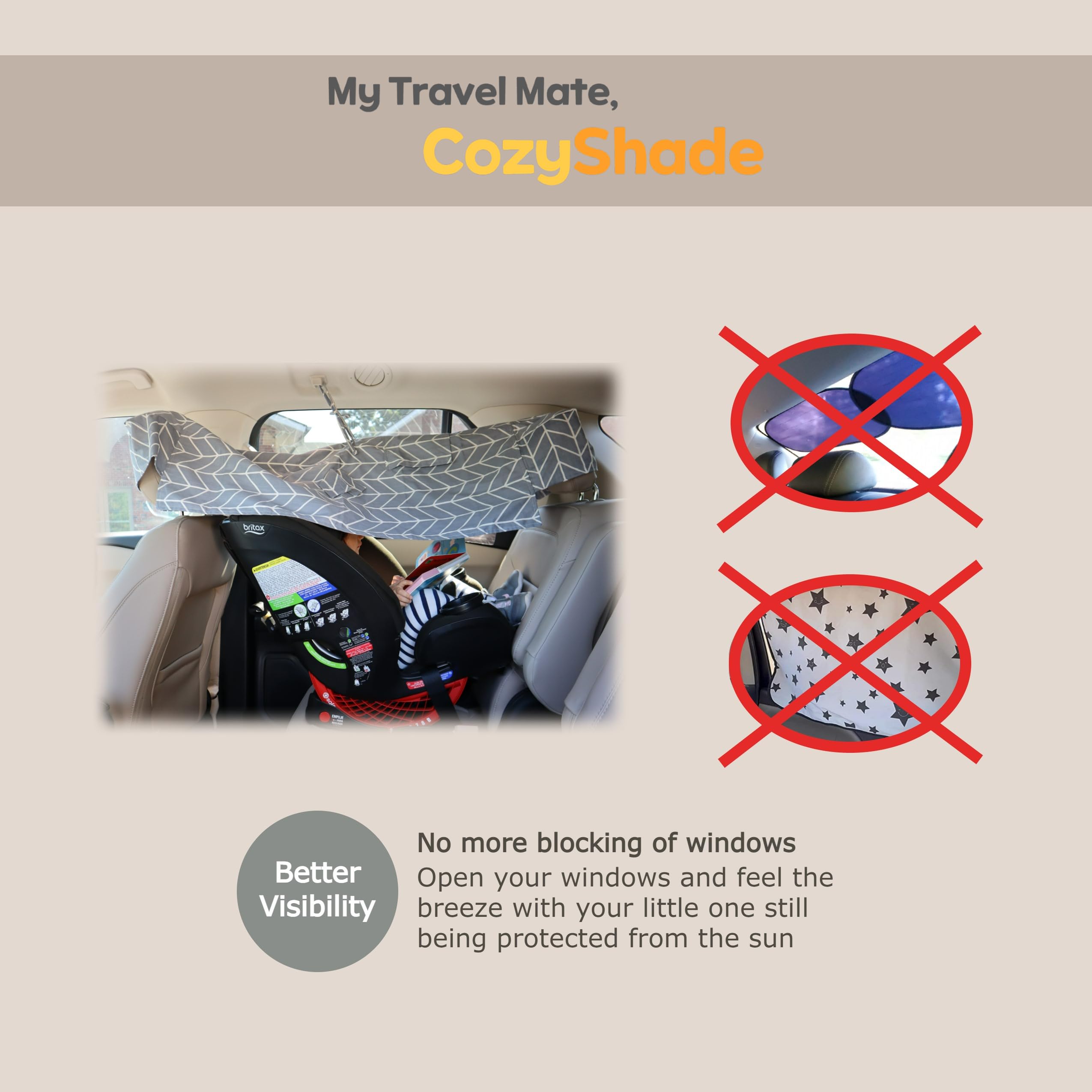 Mollycoddle breathable 100% cotton fabric keeps kids comfortable on rides