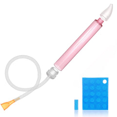 Molucky baby nasal aspirator with a soft silicone tip for gentle nasal care.