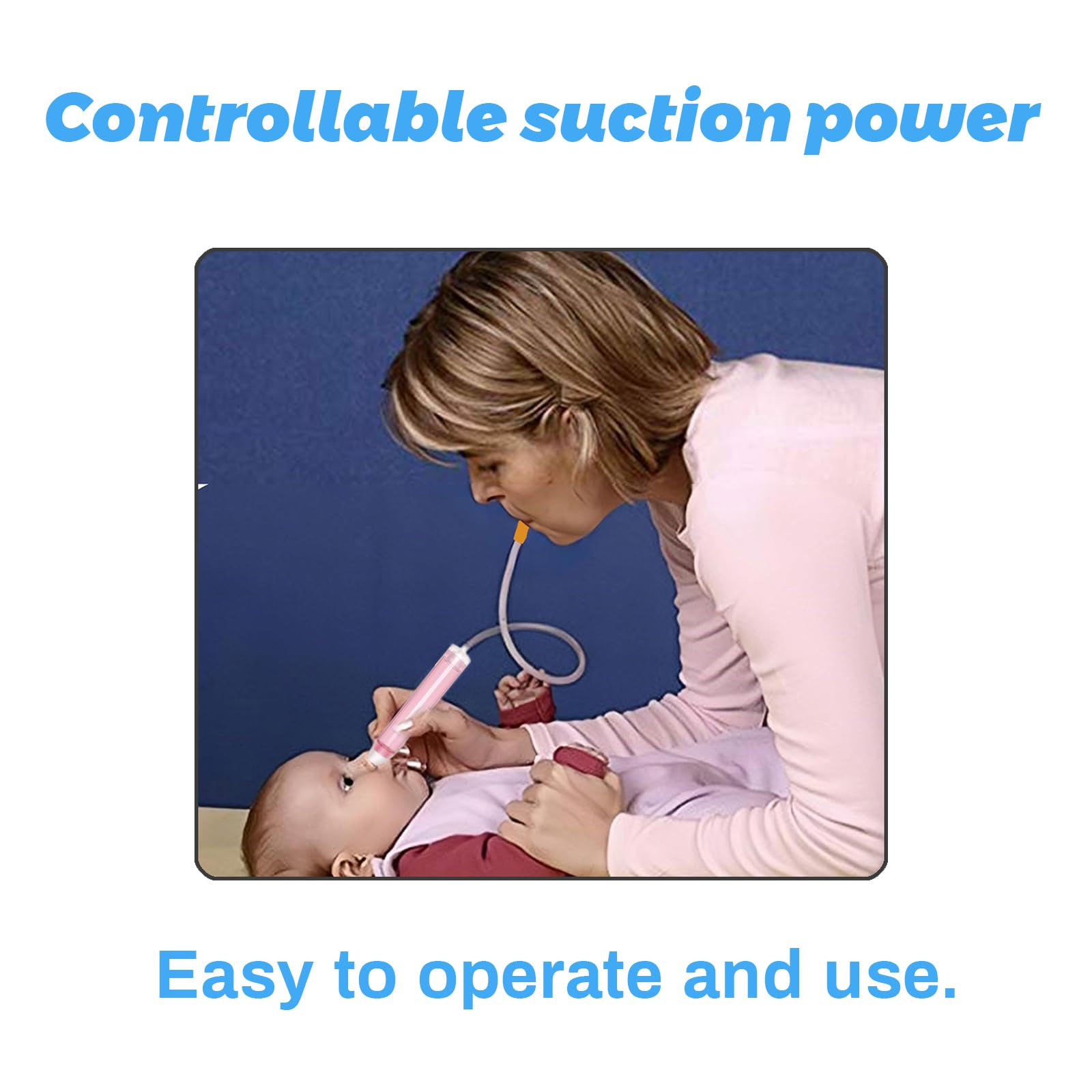 Molucky one-handed operation enables soothing while clearing congestion.