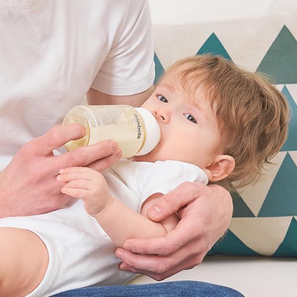Mombella bottle anti-colic vent showcasing gas-reduction design.