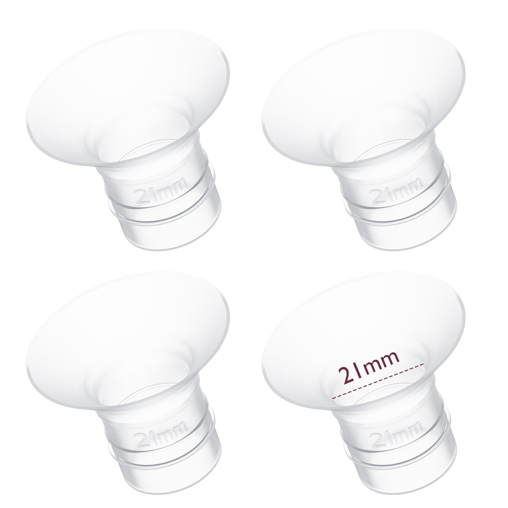 Momcozy 21mm flange insert with 24mm shield for compatible pumping.