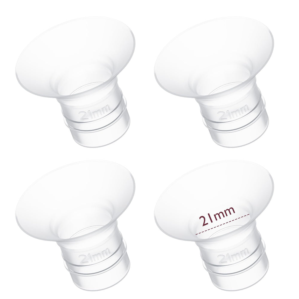 Momcozy 21mm flange insert with 24mm shield for compatible pumping.