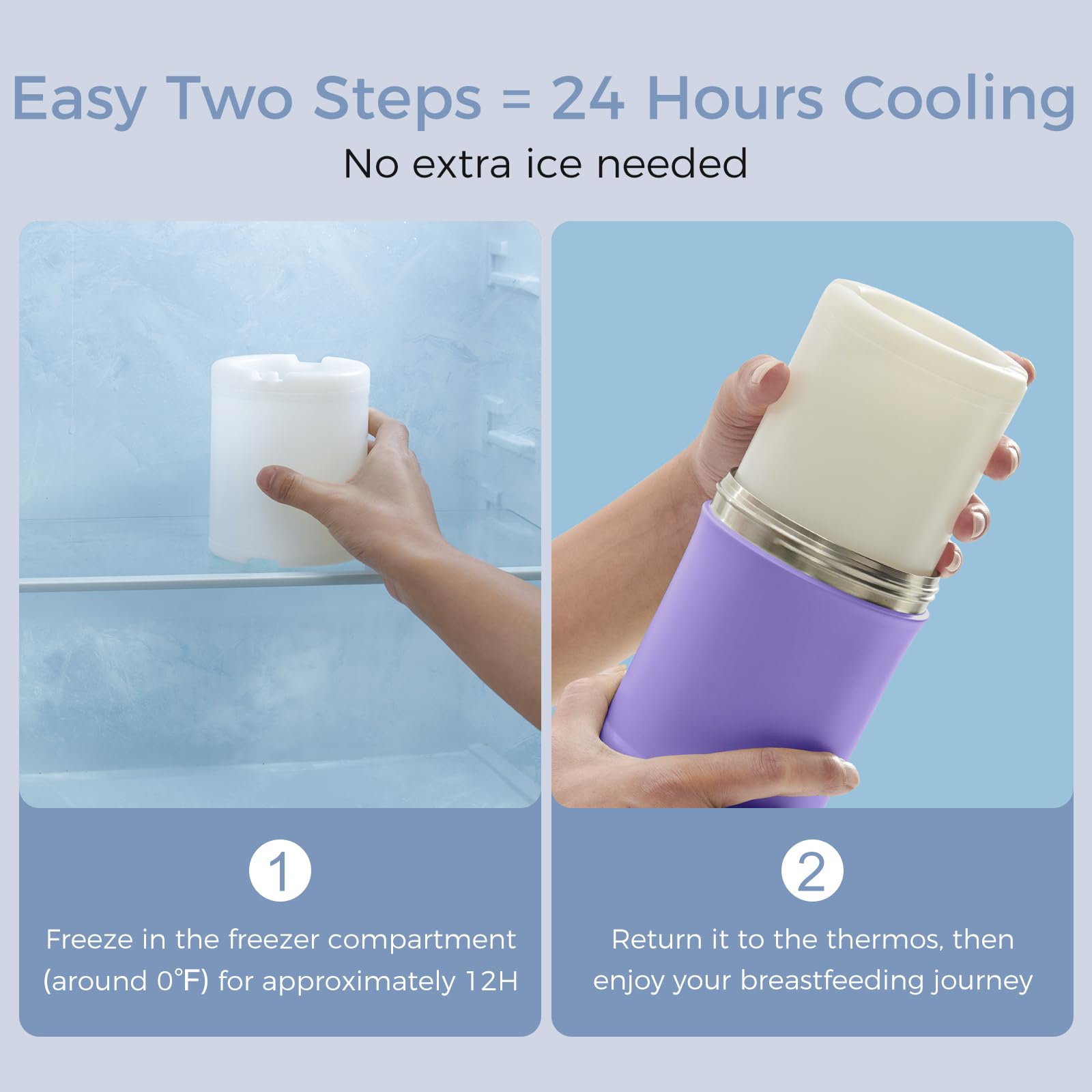 Momcozy 22oz cooler in outdoor setting, ideal for day trips.