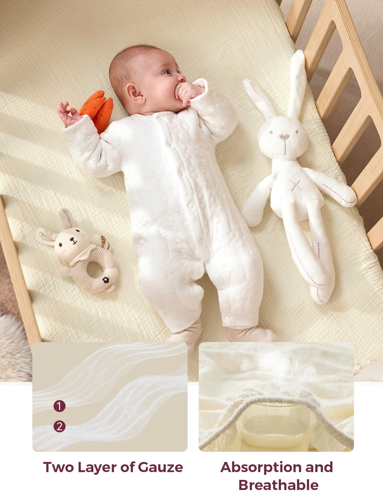 Momcozy 2-pack set highlighting versatile nursery color options.