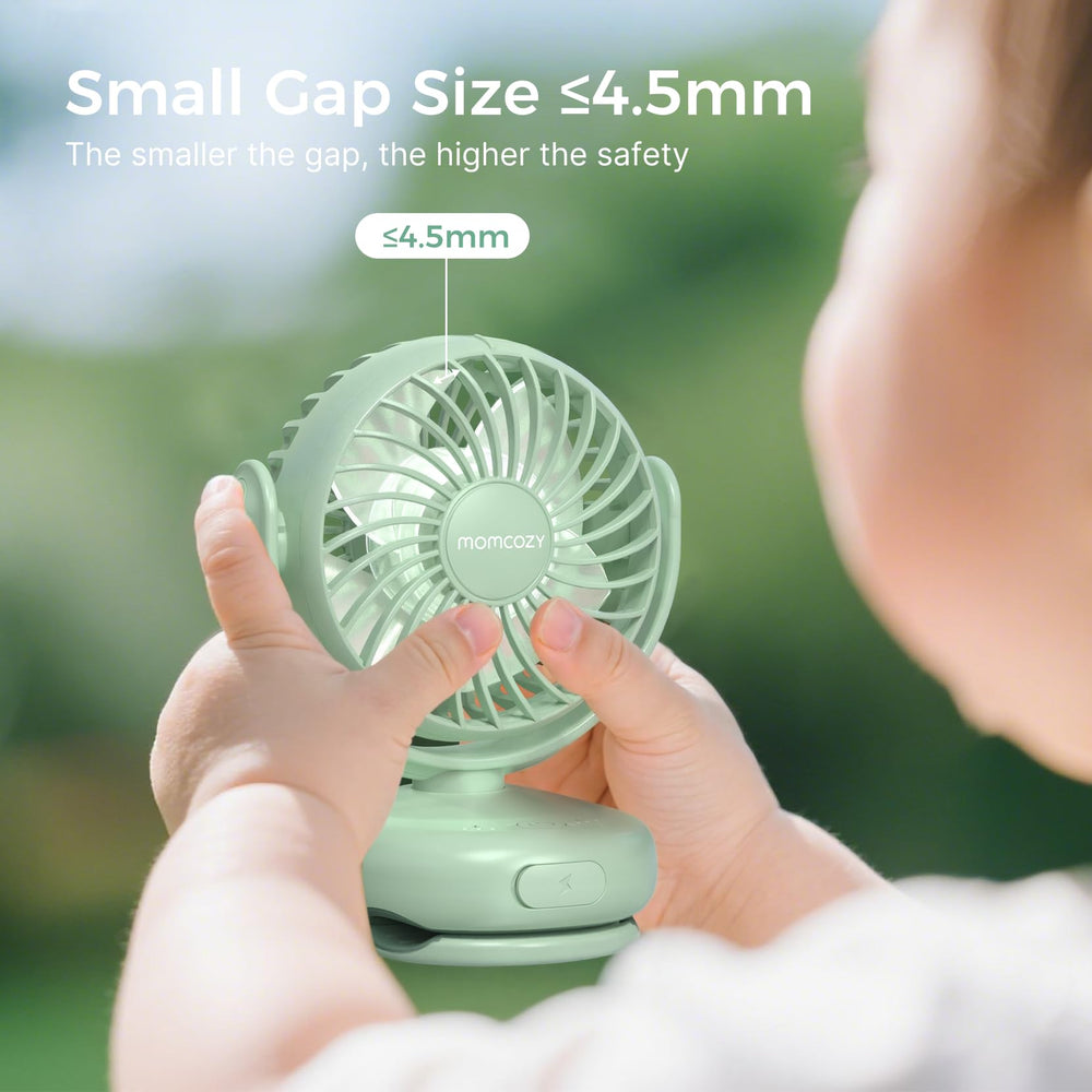 Momcozy 300-degree vertical pivot targets airflow precisely on skin