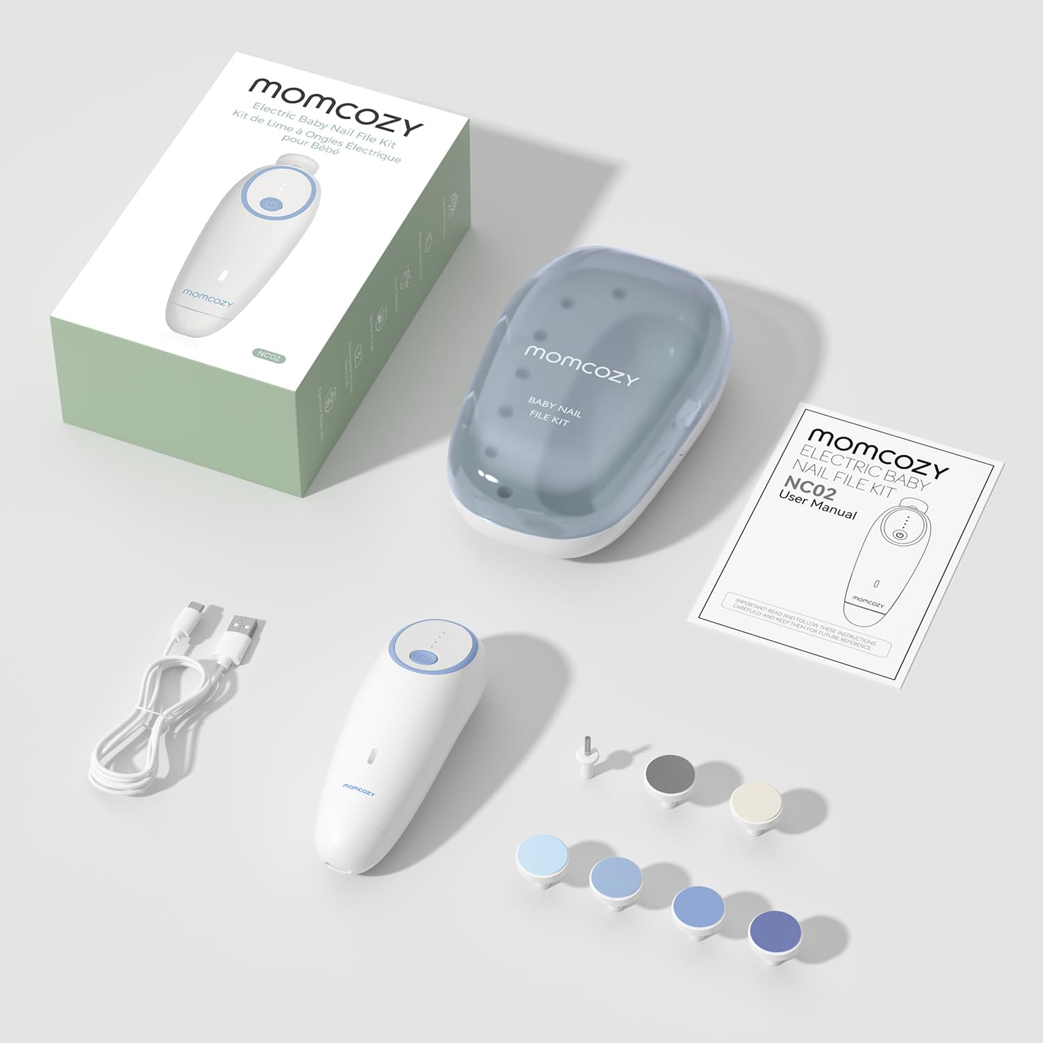 Momcozy 360° LED Light aids precise trims in dim rooms