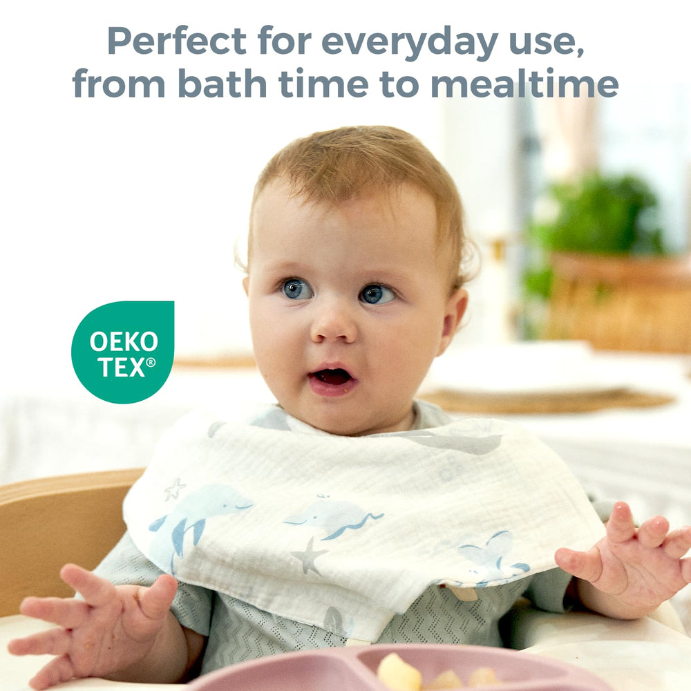 Momcozy 5-pack for easy rotation during bath routines.