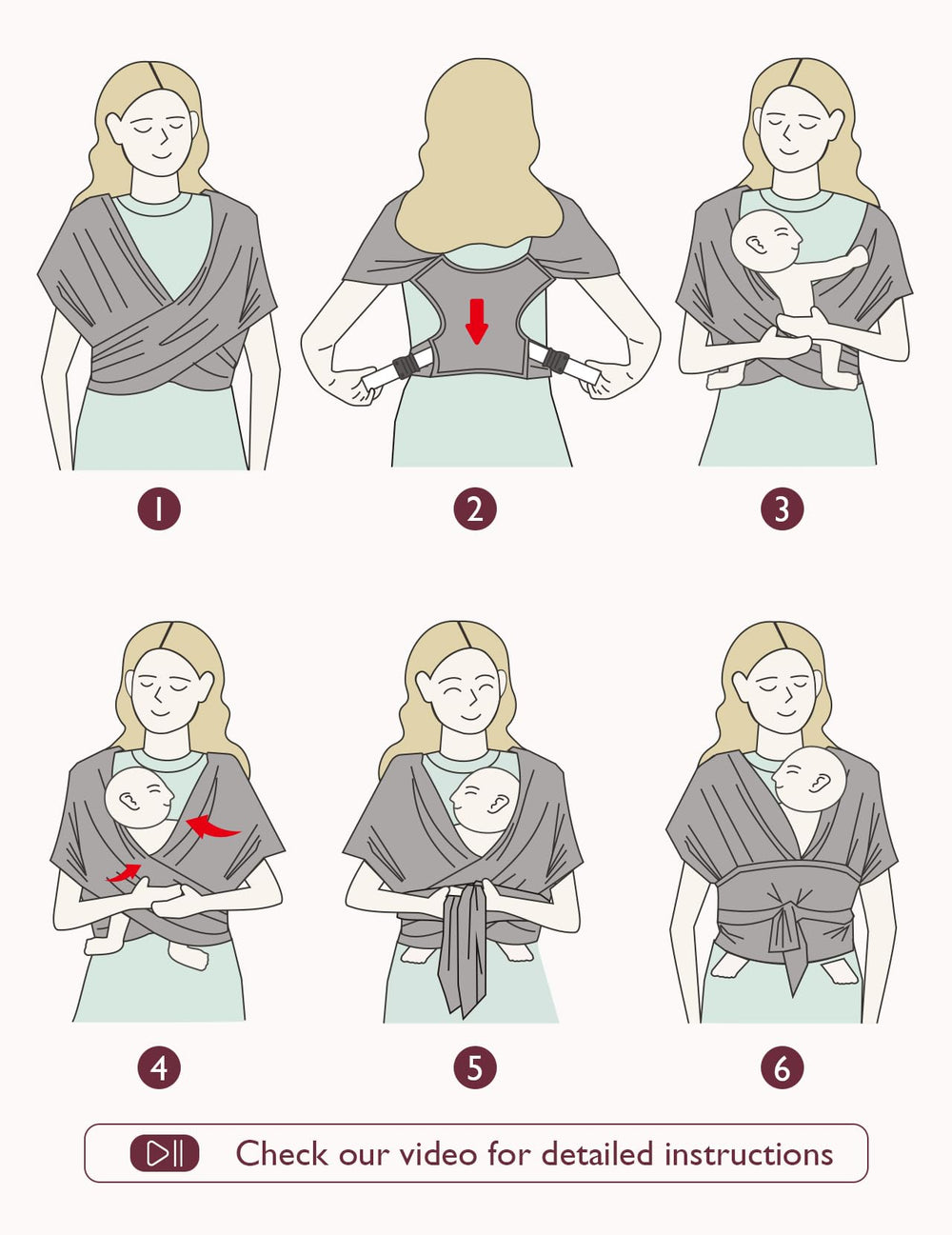 Momcozy adjustable waist range image fits a wide range of bodies.