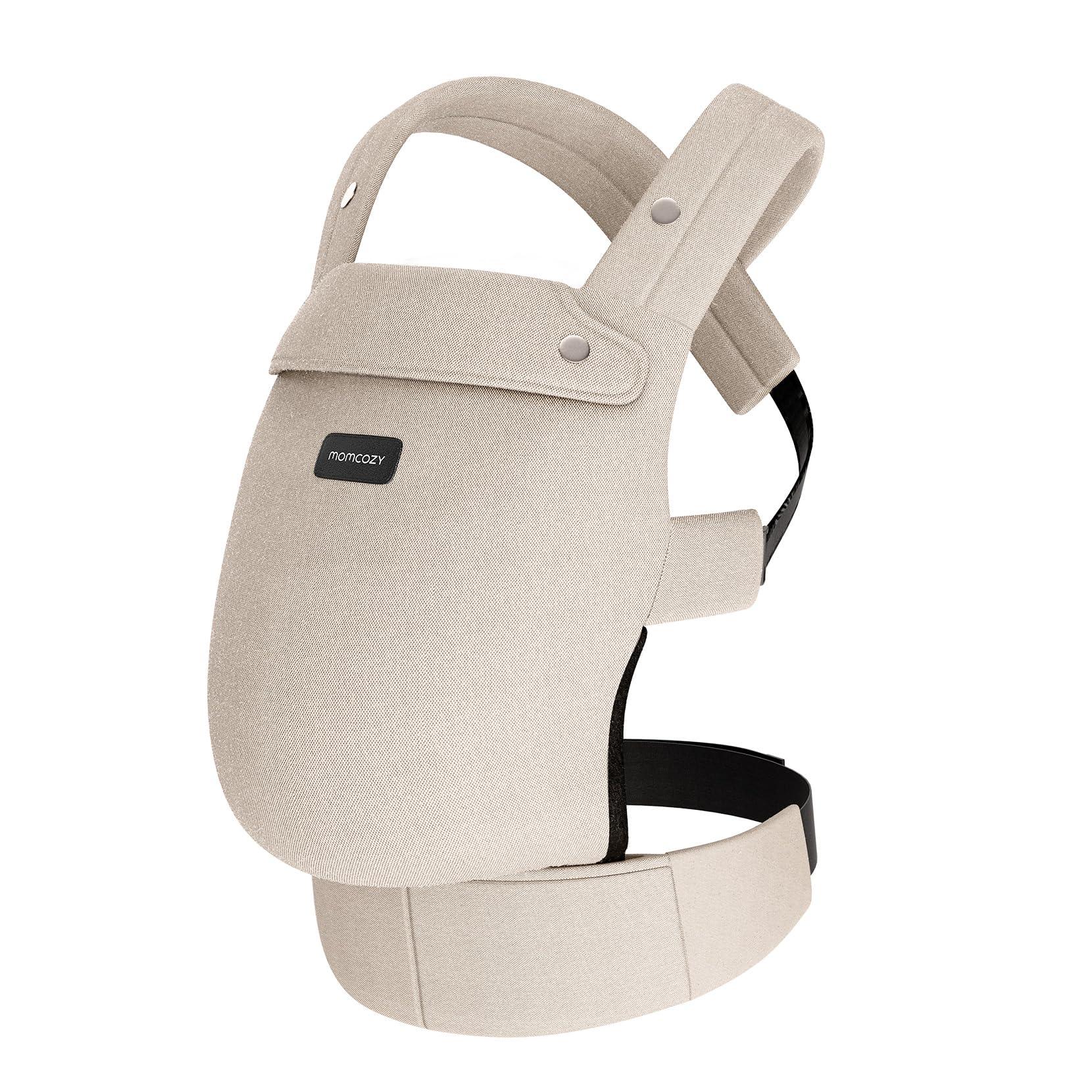 Momcozy Baby Carrier compact-folding aids quick storage during trips.