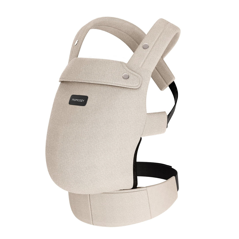 Momcozy Baby Carrier compact-folding aids quick storage during trips.
