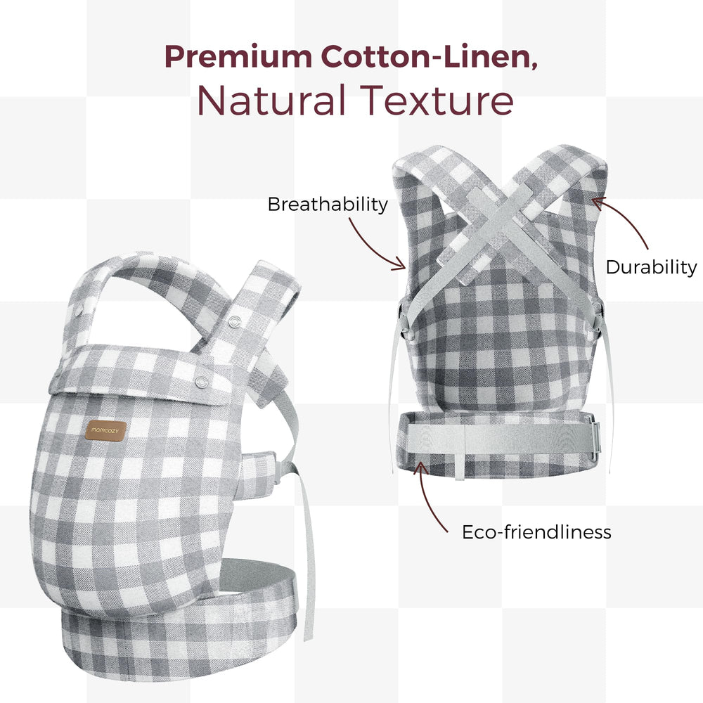 Momcozy ergonomic waist support helps reduce back strain during long wears.