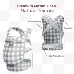 Momcozy ergonomic waist support helps reduce back strain during long wears.