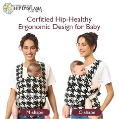 Momcozy Baby Carrier lumbar support reduces back strain.