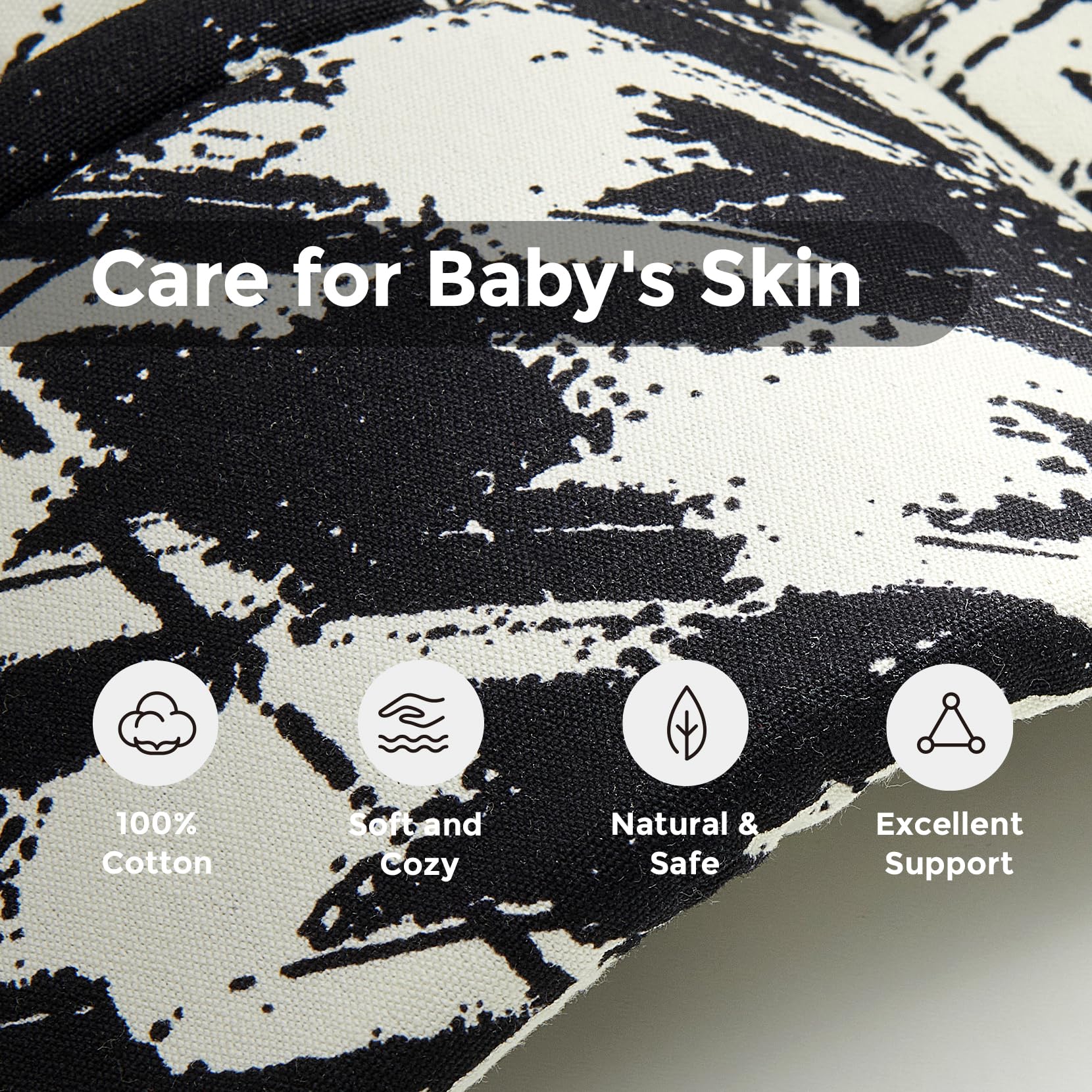 Momcozy Baby Carrier padded straps for comfortable all-day wear.