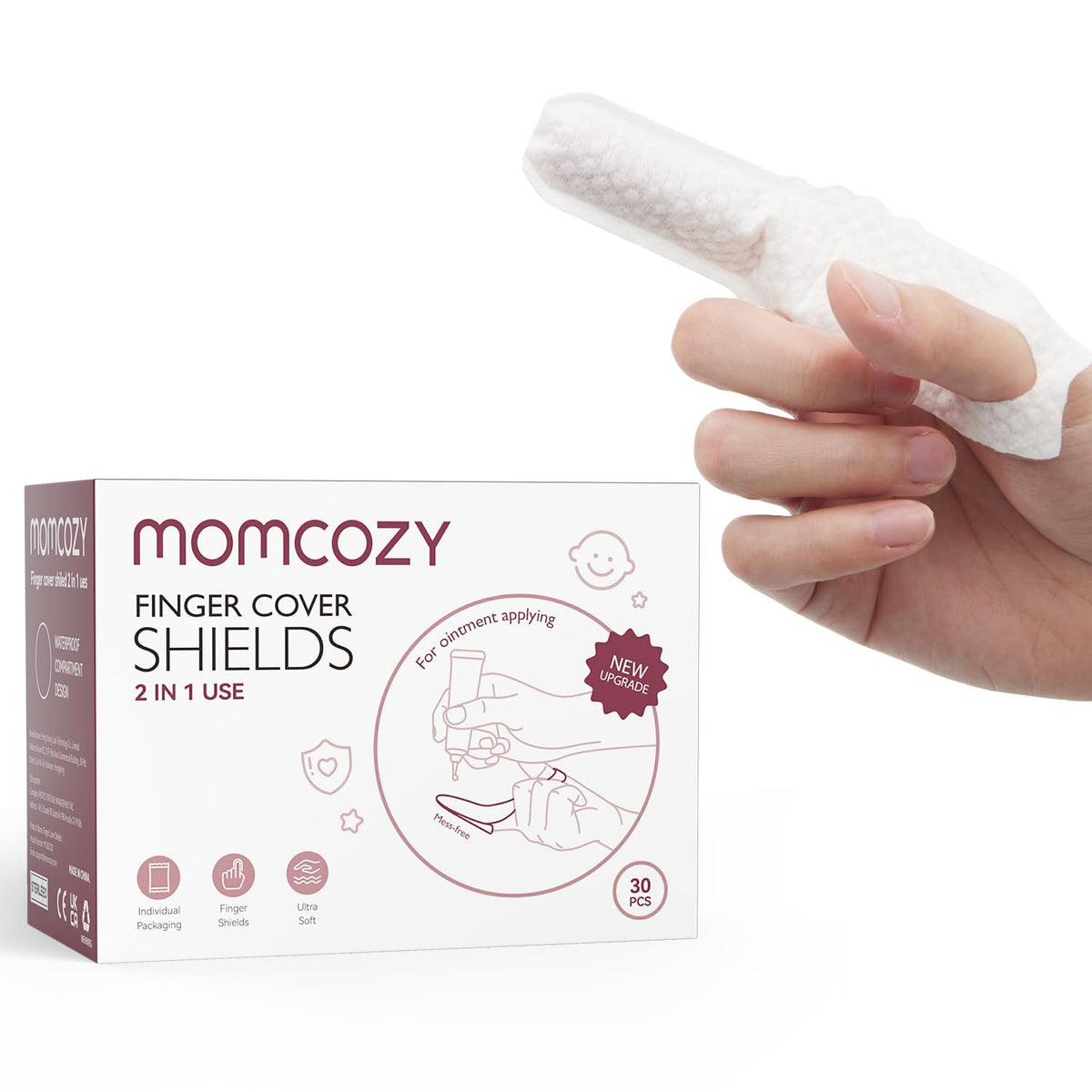 Momcozy diaper cream brush for precise, gentle application.