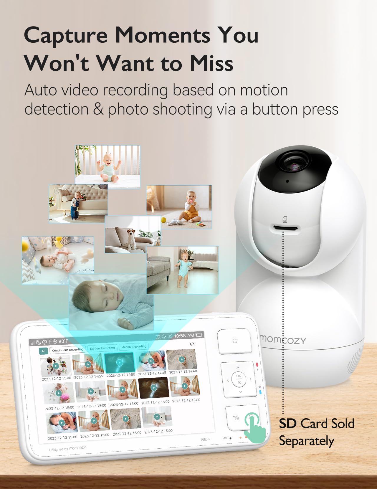 Momcozy ECO mode reduces power use for longer standby