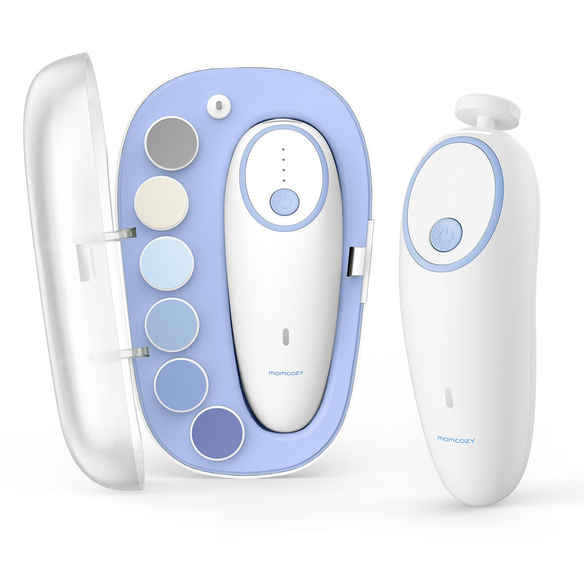 Momcozy Baby Nail File Electric front view for gentle at-home grooming