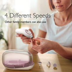 Momcozy nail file electric night-use option for quiet grooming when baby sleeps