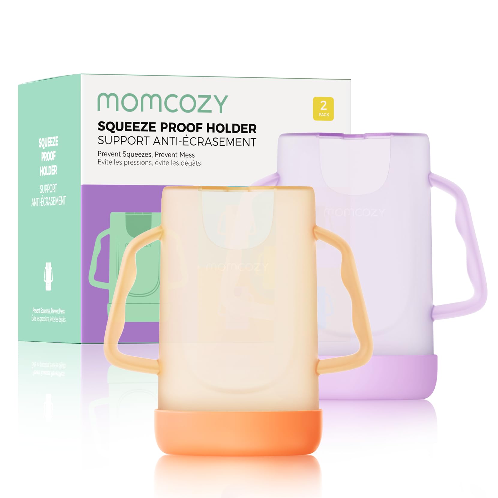 Momcozy pouch holder compact design keeps pouches neat during meals