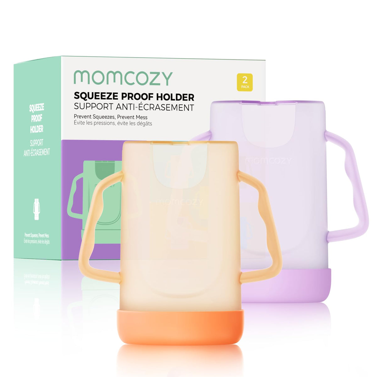 Momcozy pouch holder compact design keeps pouches neat during meals