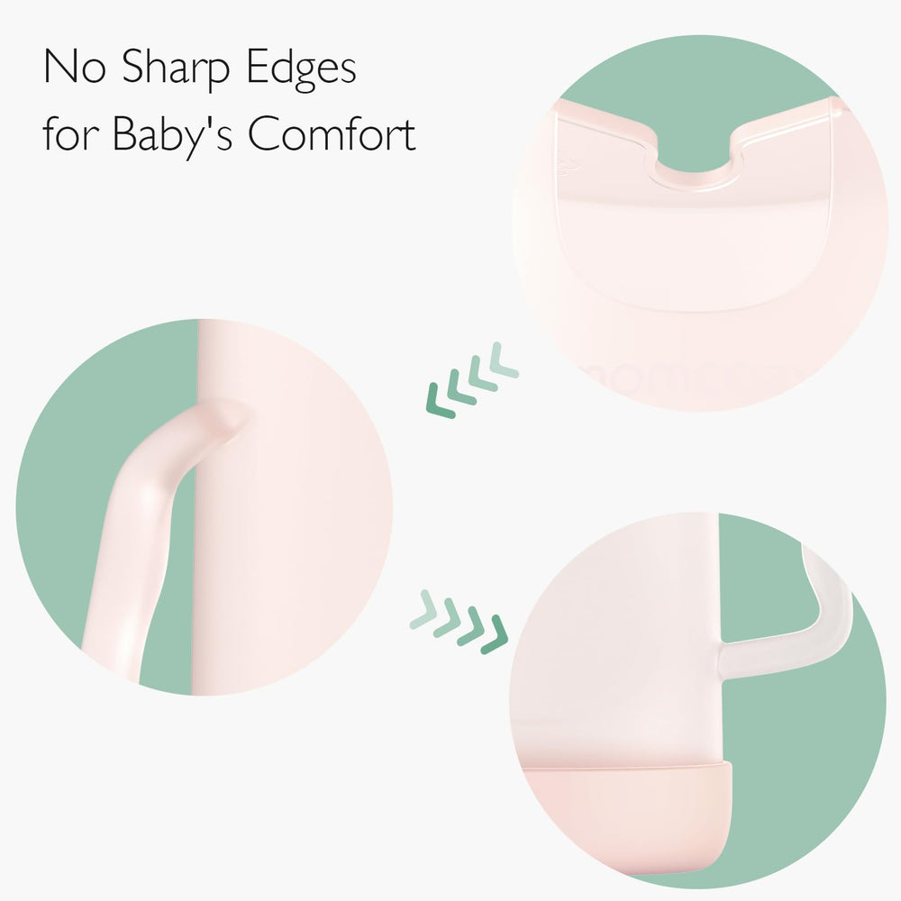 Momcozy pouch holder no squeeze universal compatibility keeps snacks mess-free.