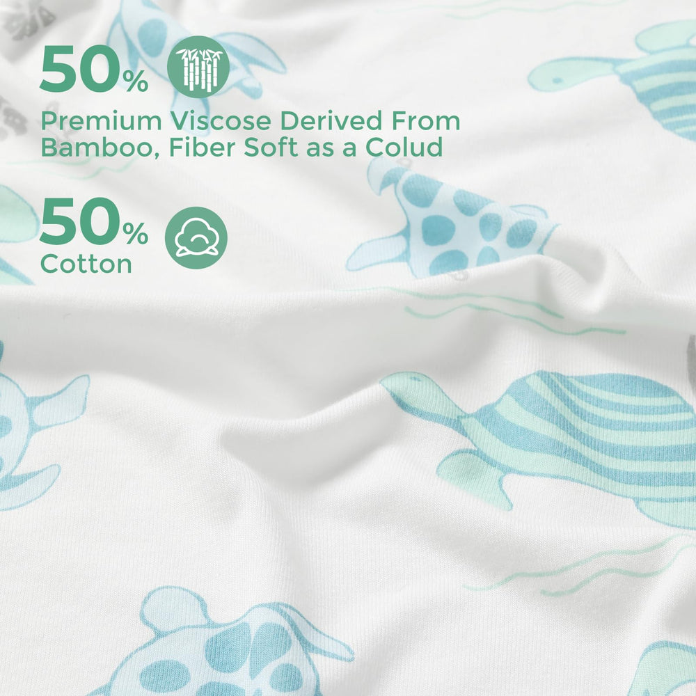 Momcozy hooded towel dries quickly to keep baby warm after bath