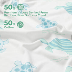 Momcozy hooded towel dries quickly to keep baby warm after bath