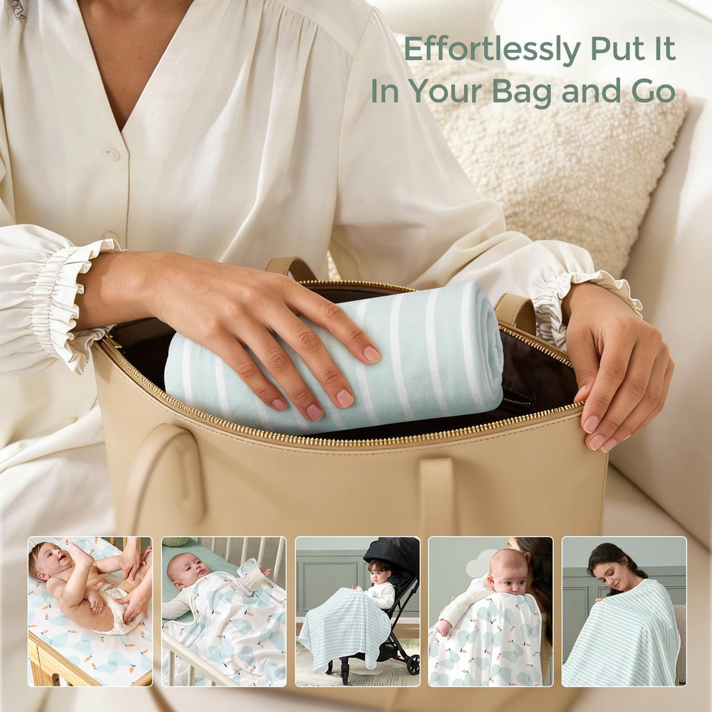 Momcozy 35x35 hooded towel provides generous newborn to toddler coverage