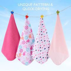 Momcozy 10x10 inch washcloth provides absorbent comfort during bath time.