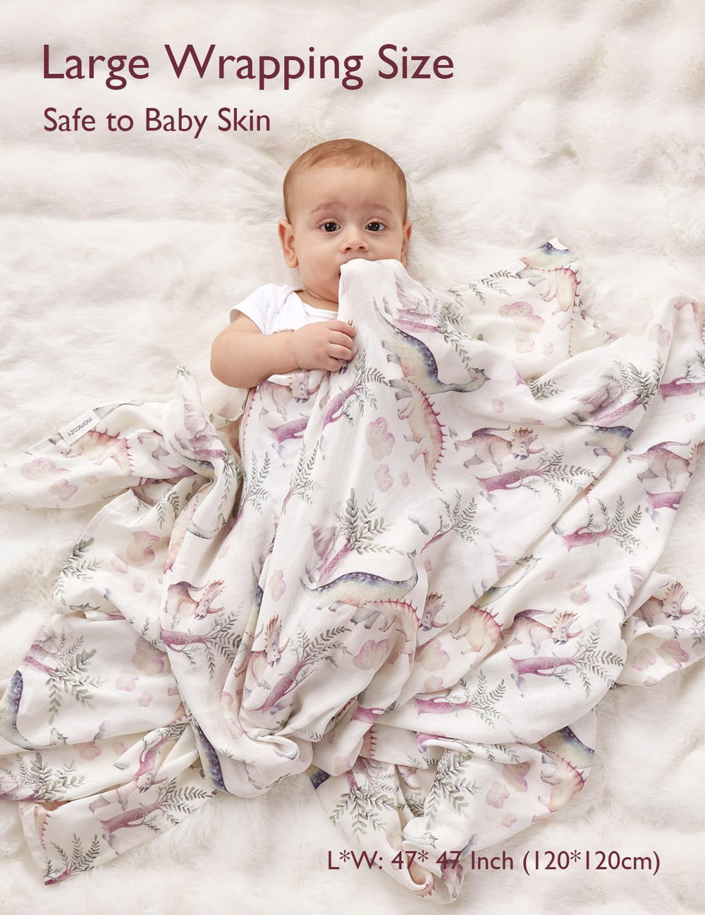 Momcozy bamboo-cotton fabric breathable and skin-friendly.