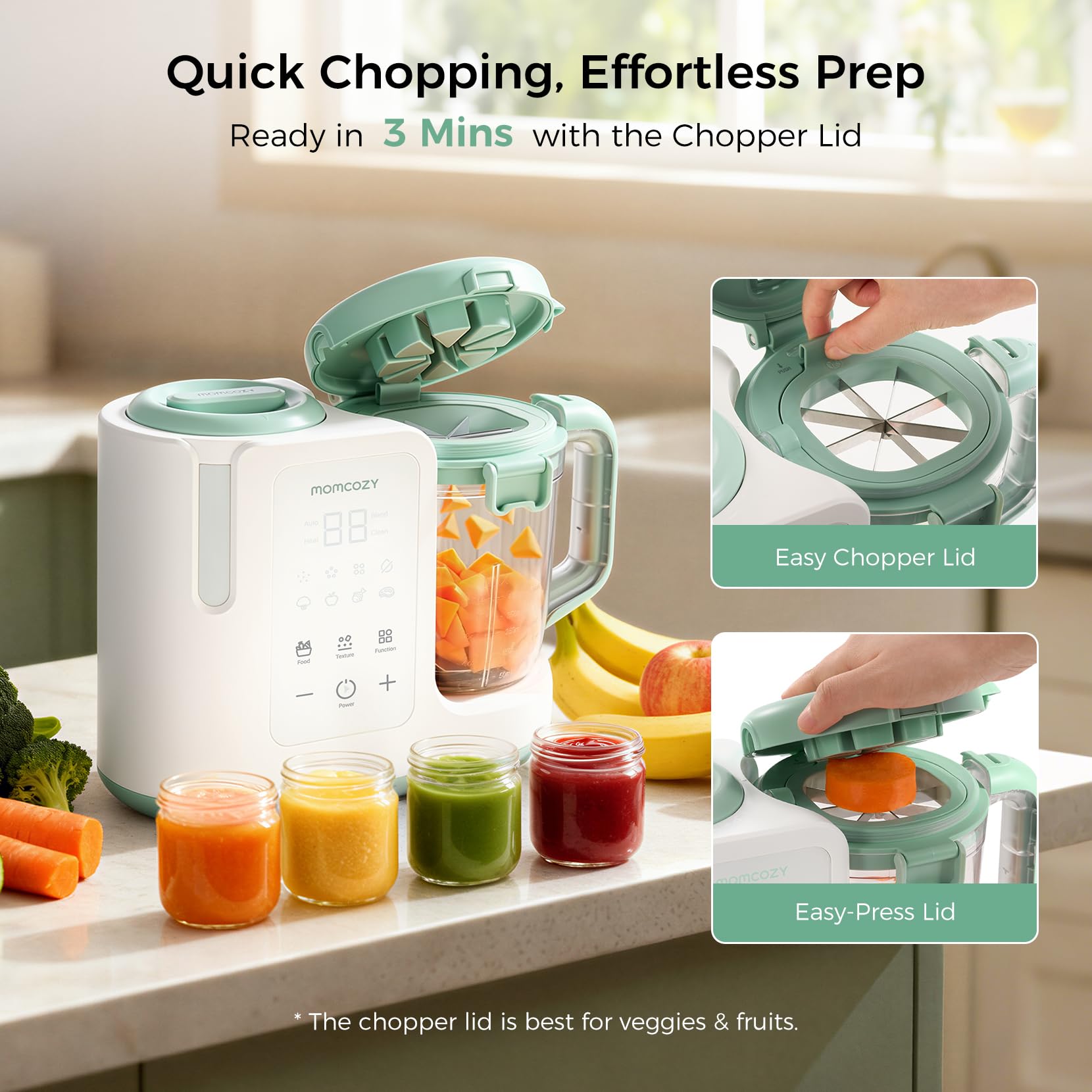 Momcozy batch-serving four servings supports meal prep