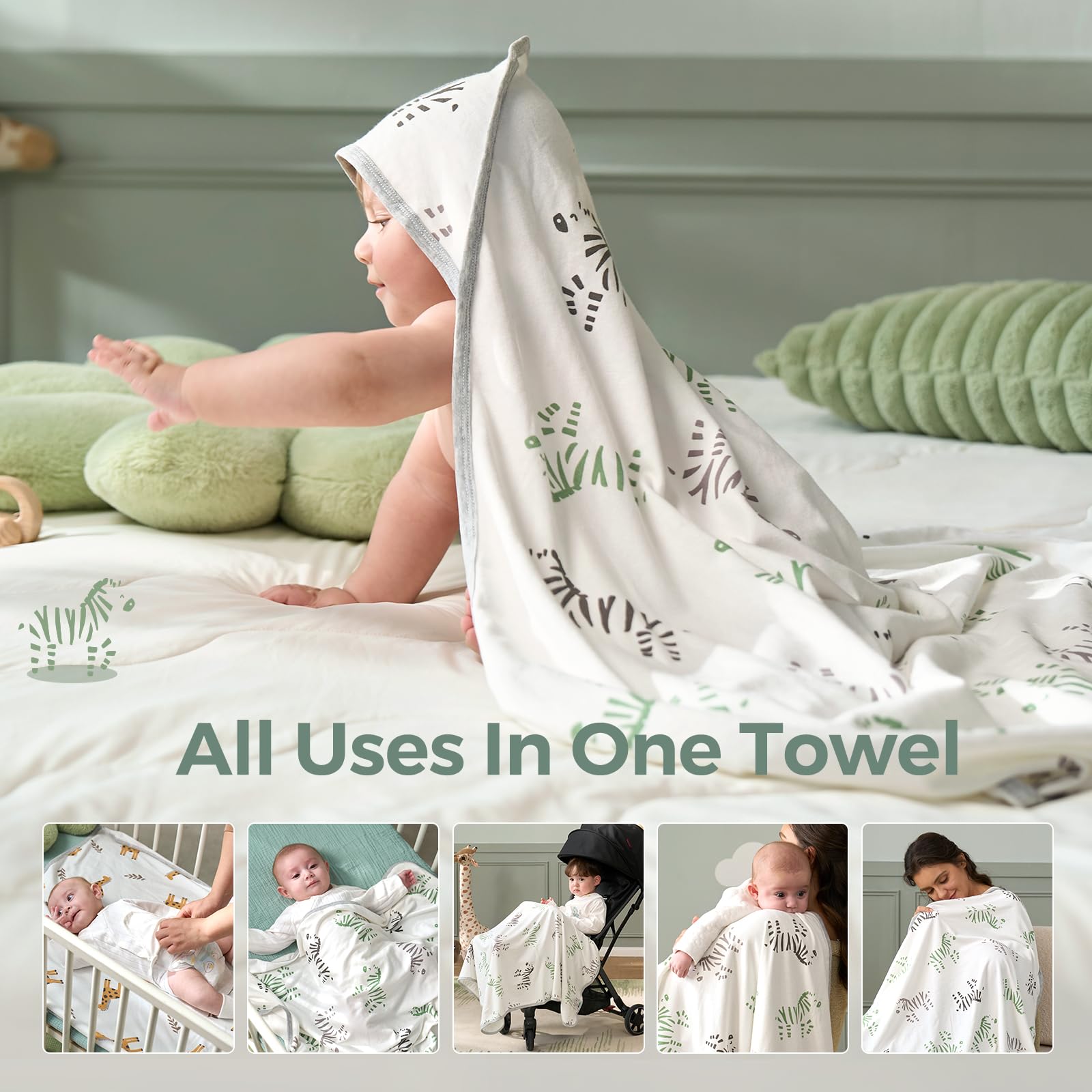 Momcozy Best Wishes care label highlights easy cold-water washing