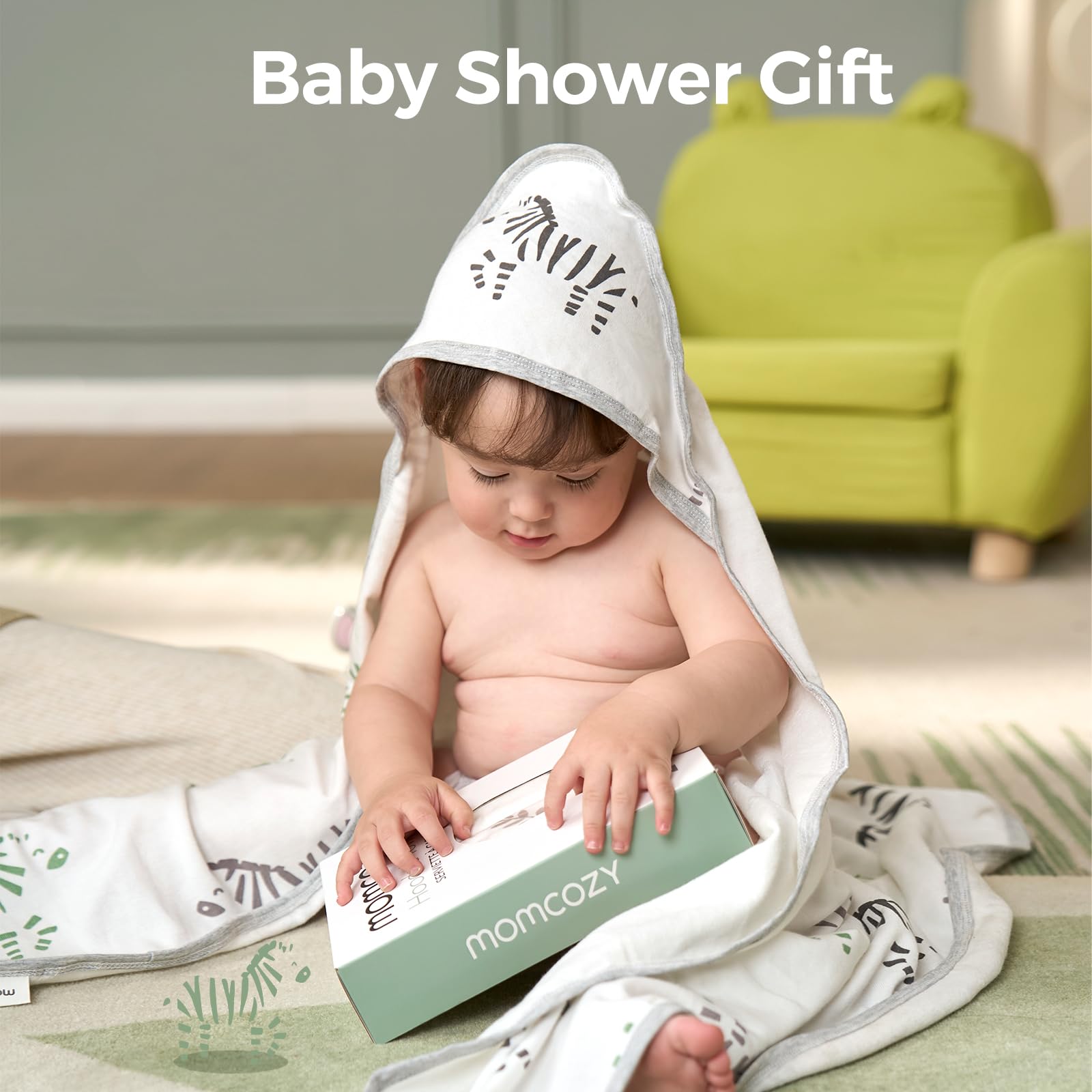 Momcozy Best Wishes newborn gift box presentation for baby showers