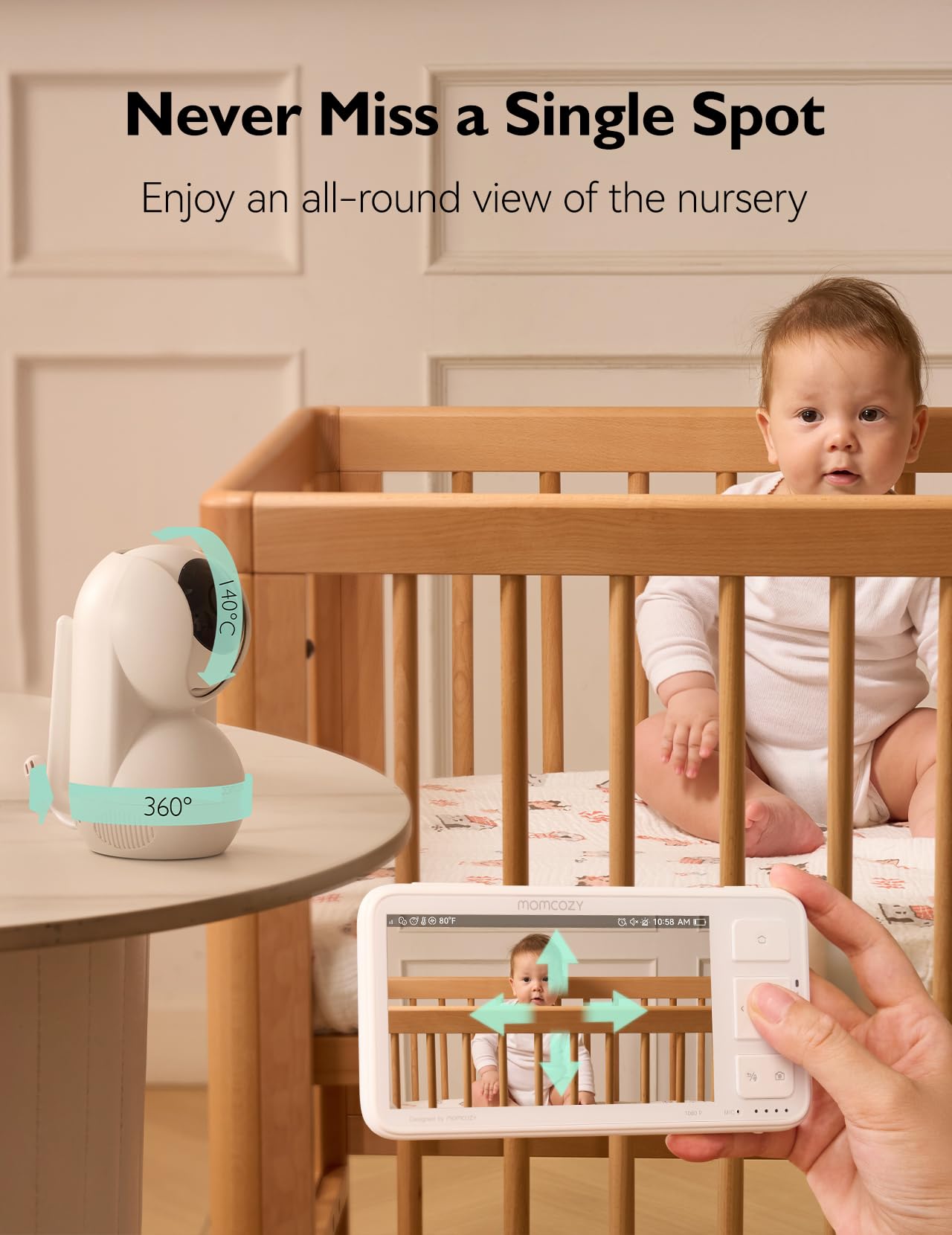 Momcozy BM03 addon VOX alert for instant baby sounds notification.