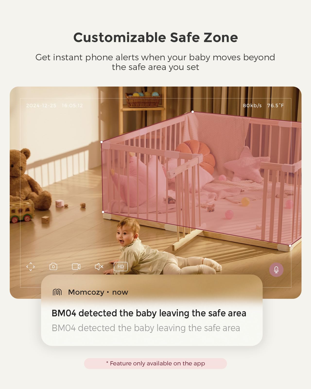 Momcozy BM04 5000mAh battery for extended use
