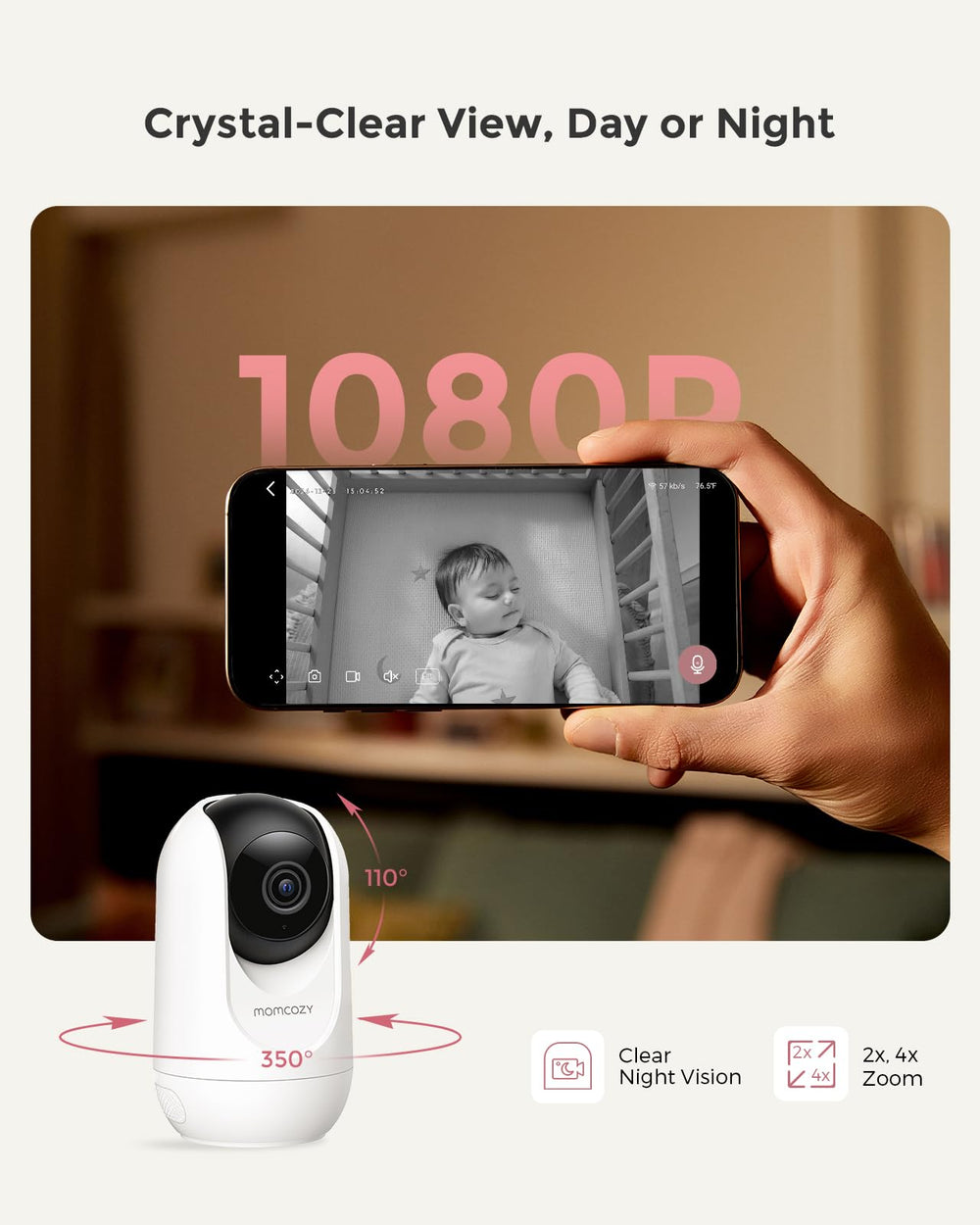 Momcozy BM04 auto recording captures moments for memories