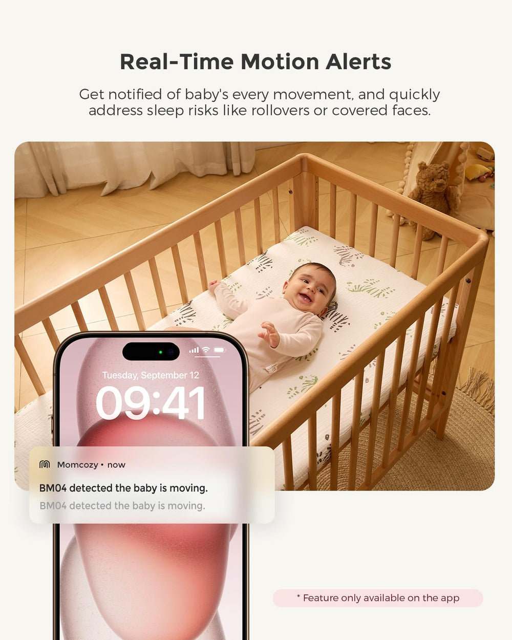Momcozy BM04 night vision delivers clear views in low light