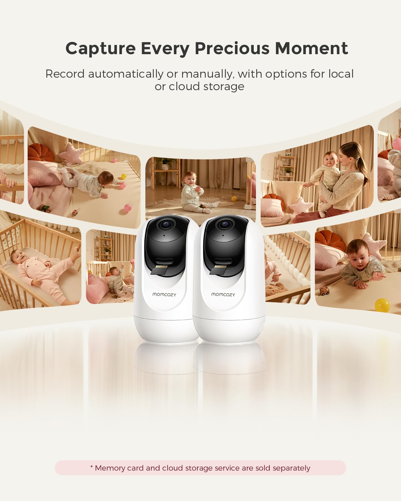 Momcozy BM04 two-way audio for quick talk to baby