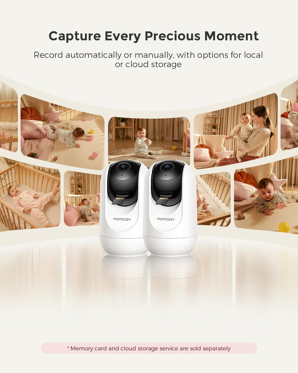 Momcozy BM04 two-way audio for quick talk to baby