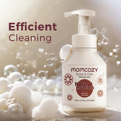 Efficient decontamination removes surface grease from bottle surfaces