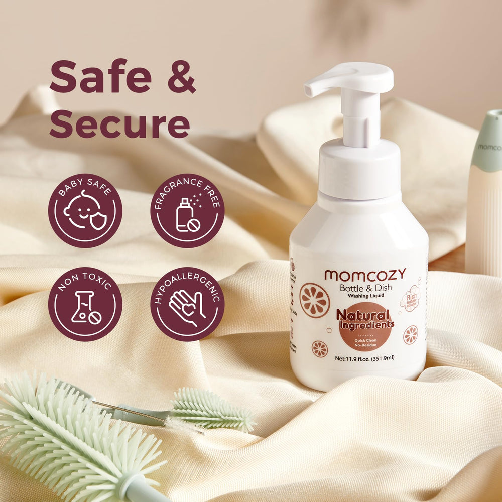 Mild, non-irritating formula designed for infant-focused cleaning