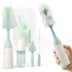 Momcozy bottle brush kit with foam-press for dense cleaning foam