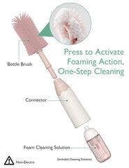 Momcozy ultra-soft-bristles deliver gentle, scratch-free cleaning on bottles and nipples.