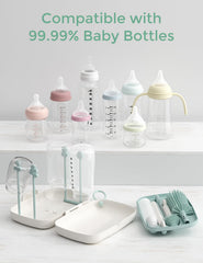 Momcozy Bottle Brush Set straw brush cleans narrow straw interiors.
